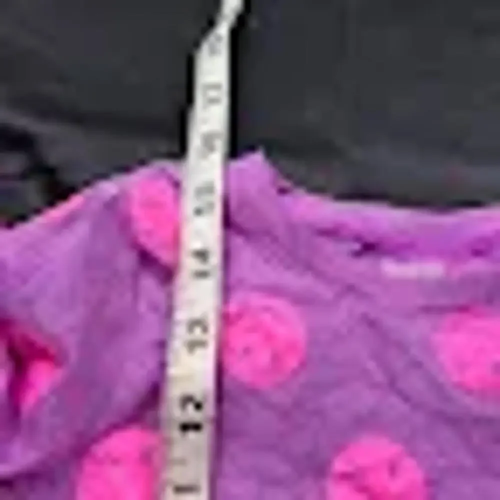 OshKosh B’gosh Girls Purple Long Sleeve Shirt Pink Smiley‎ Faces Size 6Y